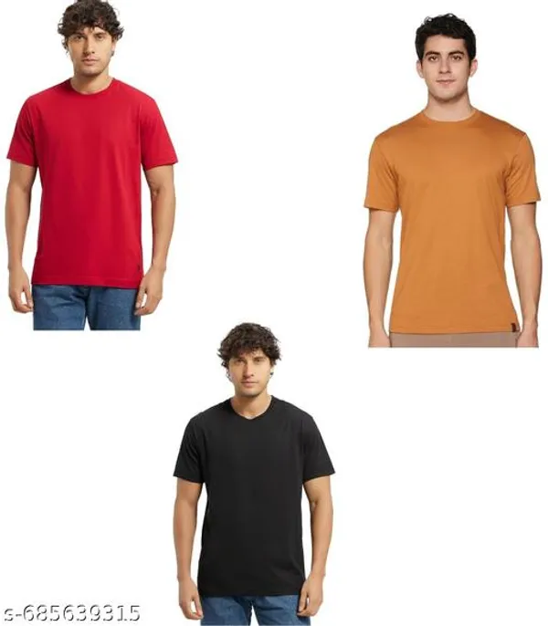 Multicolor_Premium_Lycra_T_Shirt_For_Men_Pack_Of_3