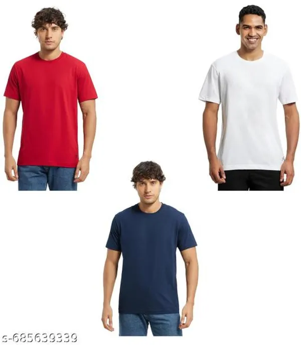 Multicolor_Premium_Lycra_T_Shirt_For_Men_Pack_Of_3