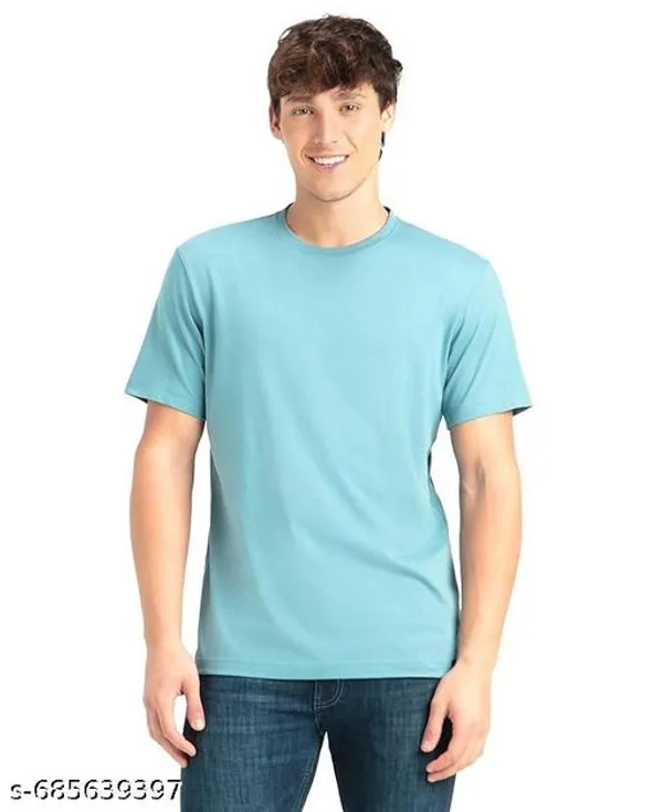 Blue_Premium_Lycra_T_Shirt_For_Men