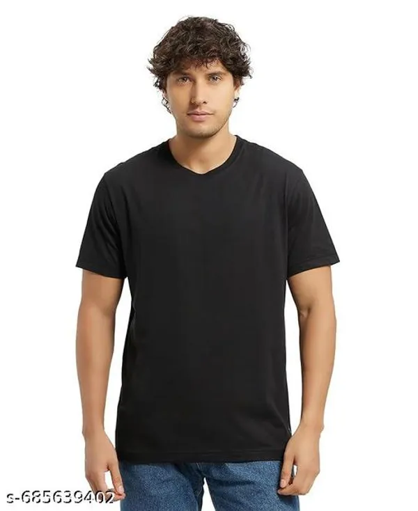 Black_Premium_Lycra_T_Shirt_For_Men