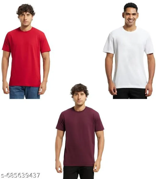 Multicolor_Premium_Lycra_T_Shirt_For_Men_Pack_Of_3