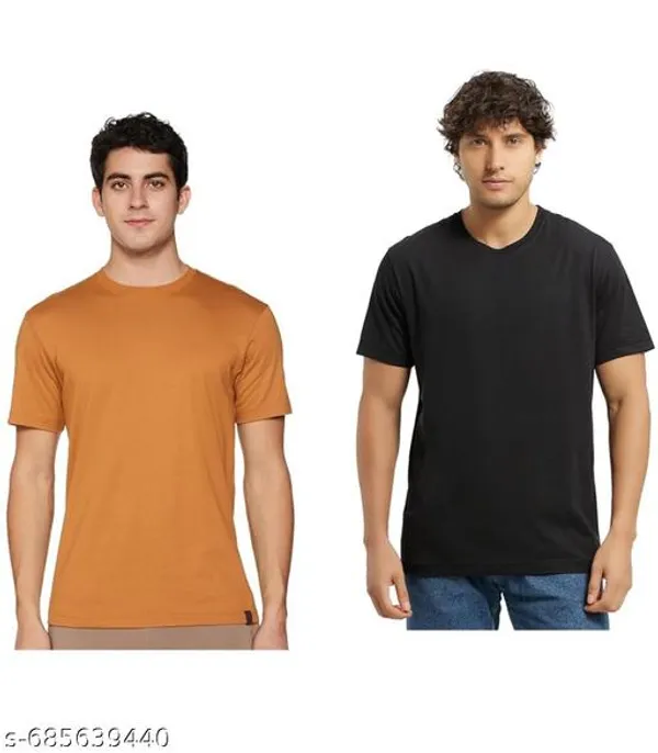 Multicolor_Premium_Lycra_T_Shirt_For_Men_Pack_Of_2