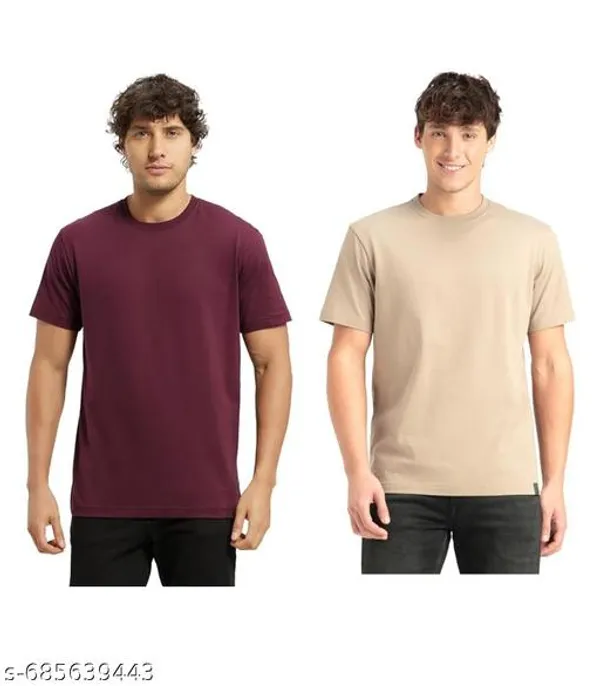Multicolor_Premium_Lycra_T_Shirt_For_Men_Pack_Of_2