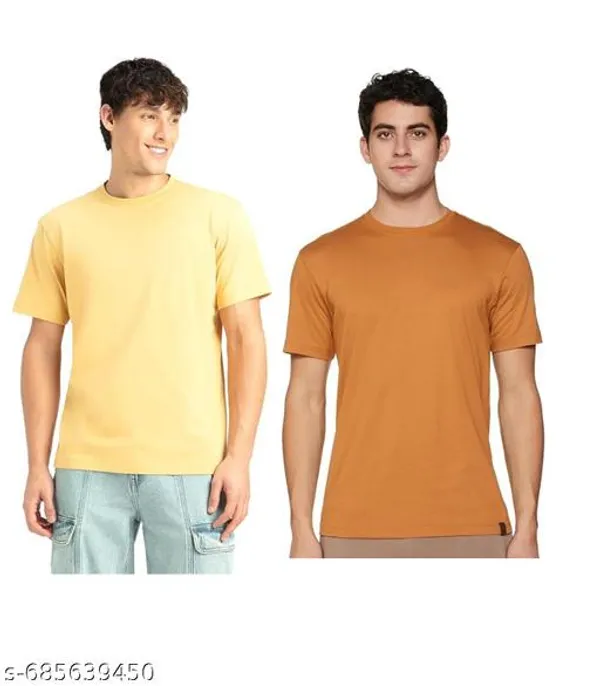 Multicolor_Premium_Lycra_T_Shirt_For_Men_Pack_Of_2