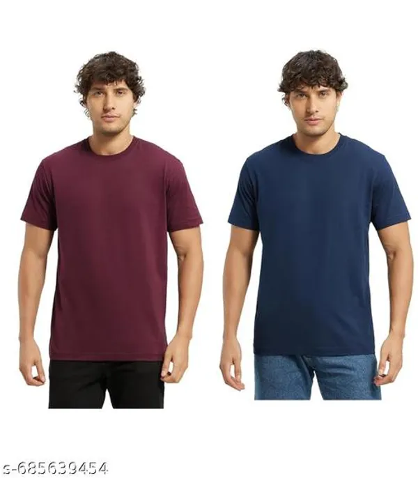 Multicolor_Premium_Lycra_T_Shirt_For_Men_Pack_Of_2