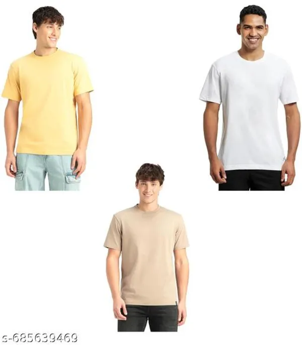 Multicolor_Premium_Lycra_T_Shirt_For_Men_Pack_Of_3