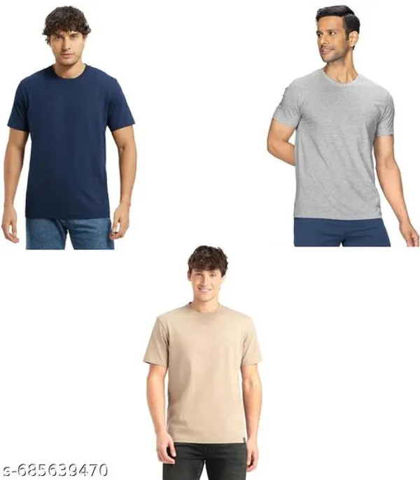 Multicolor_Premium_Lycra_T_Shirt_For_Men_Pack_Of_3