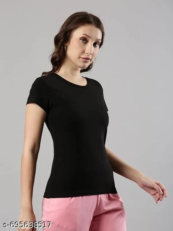 Multicolor_Premium_Polyester_T_Shirt_For_Women_Pack_Of_3