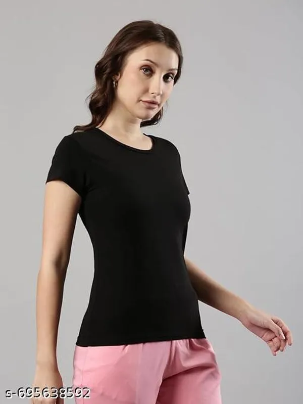 Multicolor_Premium_Polyester_T_Shirt_For_Women_Pack_Of_2