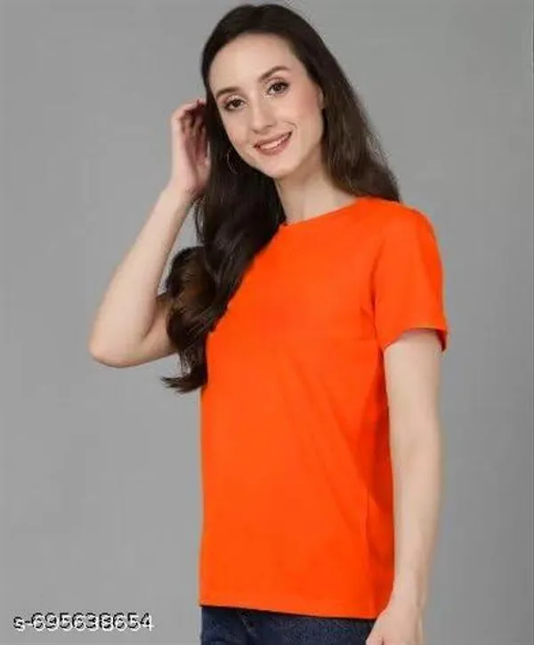 Multicolor_Premium_Polyester_T_Shirt_For_Women_Pack_Of_2
