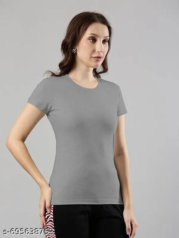 Multicolor_Premium_Polyester_T_Shirt_For_Women_Pack_Of_2