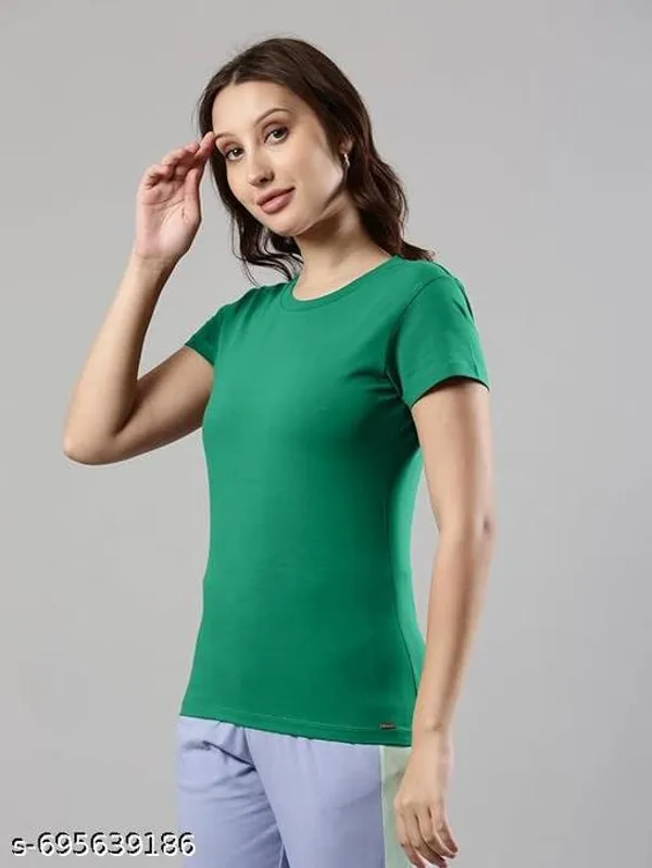 Multicolor_Premium_Polyester_T_Shirt_For_Women_Pack_Of_3