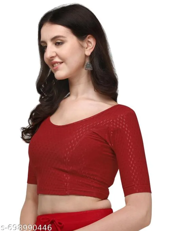 Multicolor_Premium_Lycra_Blouse_For_Women_Pack_Of_3