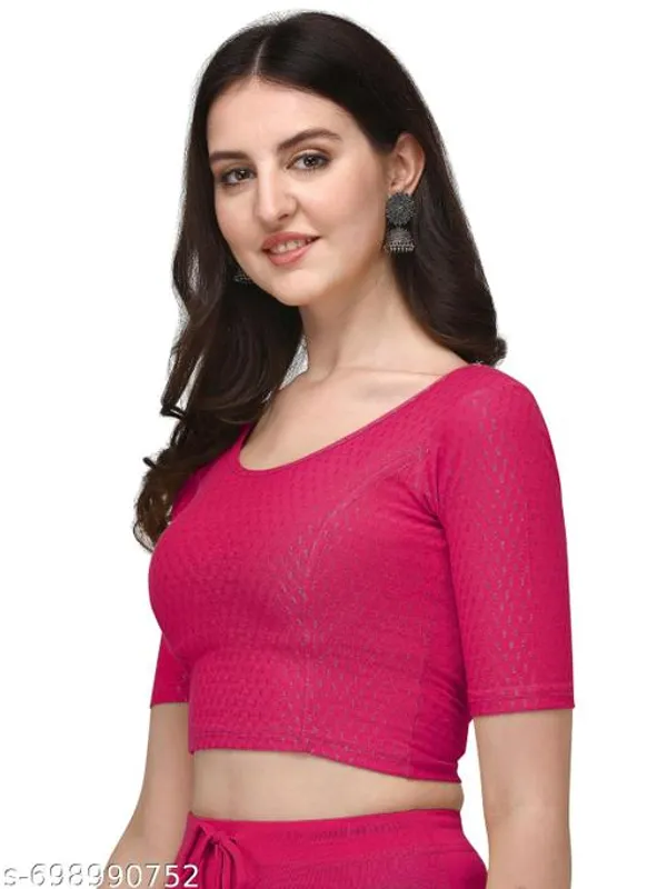 Multicolor_Premium_Lycra_Blouse_For_Women_Pack_Of_2