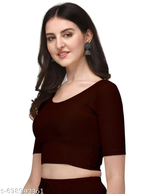 Multicolor_Premium_Lycra_Blouse_For_Women_Pack_Of_2