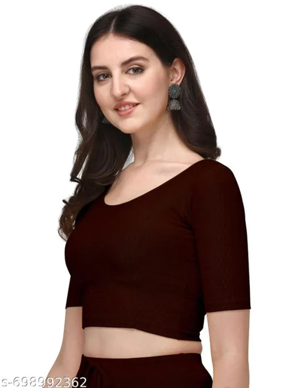 Multicolor_Premium_Lycra_Blouse_For_Women_Pack_Of_2