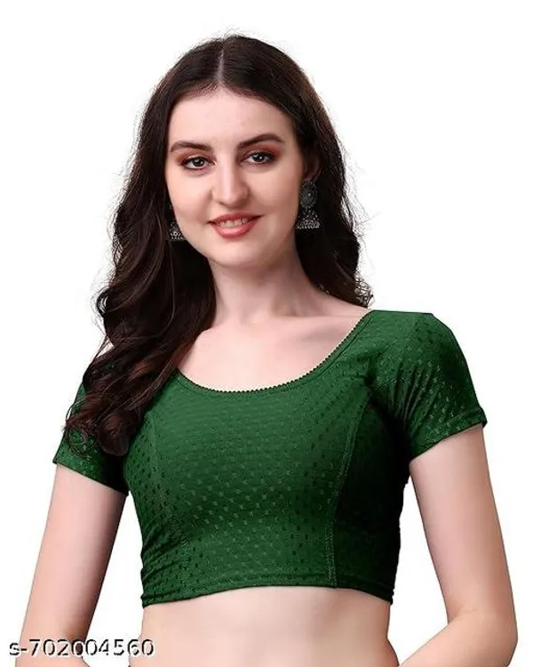 Multicolor_Premium_Lycra_Blouse_For_Women_Pack_Of_2