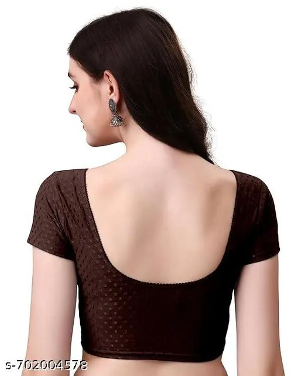 Black_Premium_Lycra_Blouse_For_Women
