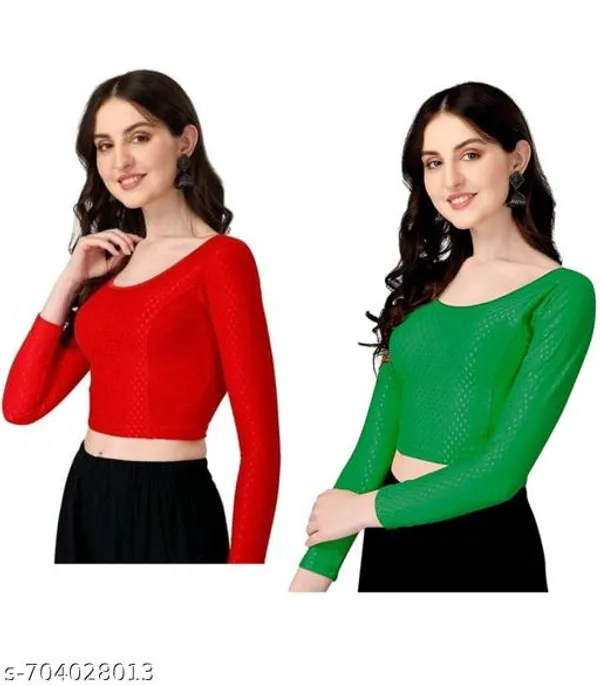 Multicolor_Premium_Lycra_Blouse_For_Women