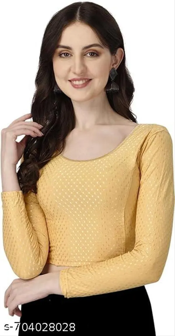 Multicolor_Premium_Lycra_Blouse_For_Women_Pack_Of_3