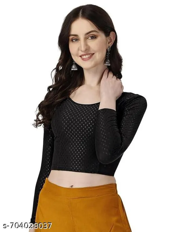 Multicolor_Premium_Lycra_Blouse_For_Women_Pack_Of_2