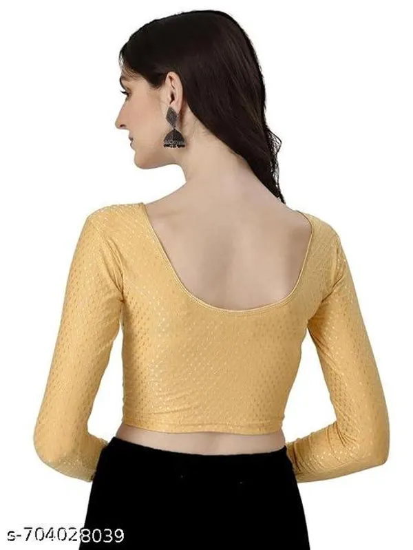 Multicolor_Premium_Lycra_Blouse_For_Women_Pack_Of_3