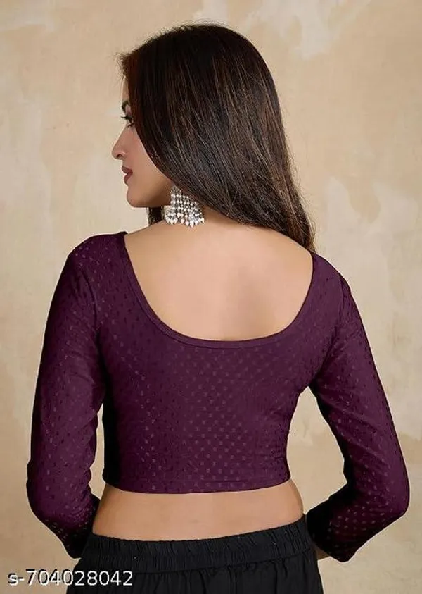 Multicolor_Premium_Lycra_Blouse_For_Women_Pack_Of_3