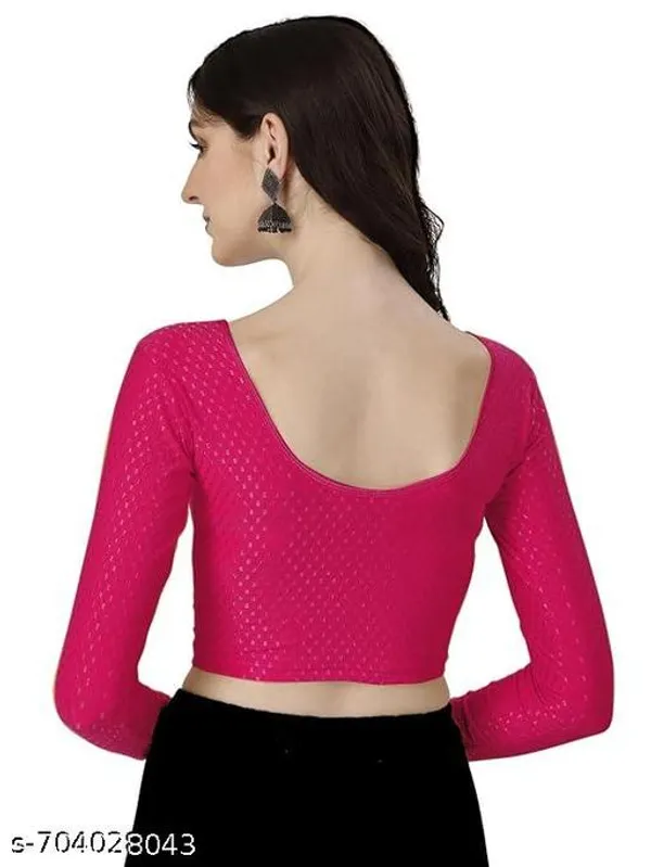Multicolor_Premium_Lycra_Blouse_For_Women_Pack_Of_3
