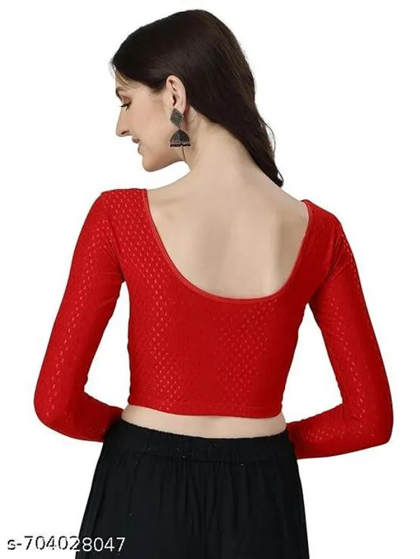 Multicolor_Premium_Lycra_Blouse_For_Women_Pack_Of_3