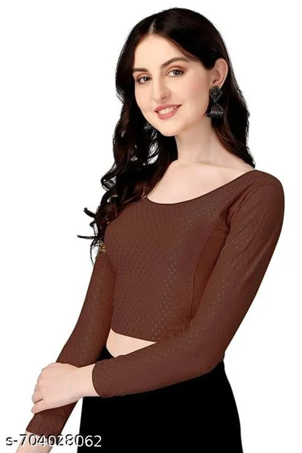 Multicolor_Premium_Lycra_Blouse_For_Women_Pack_Of_2