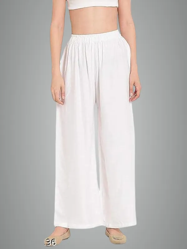 White_Premium_Lycra_Palazzo_For_Women