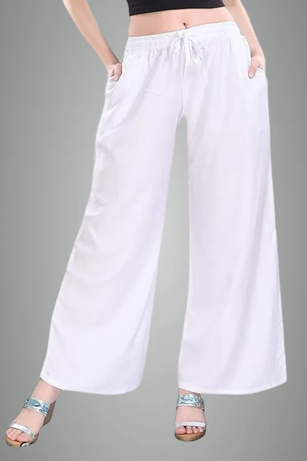 White_Premium_Lycra_Palazzo_For_Women