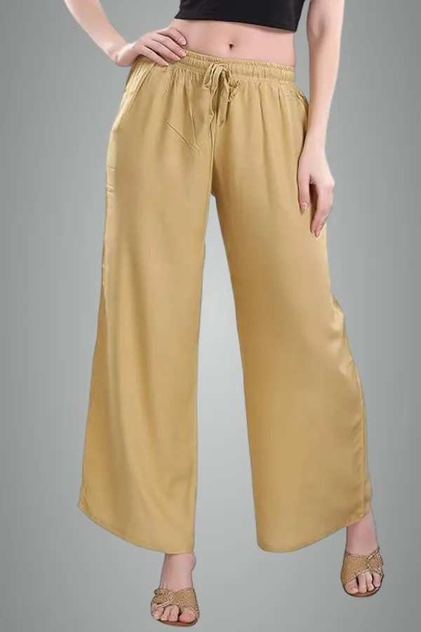 Beige_Premium_Lycra_Palazzo_For_Women