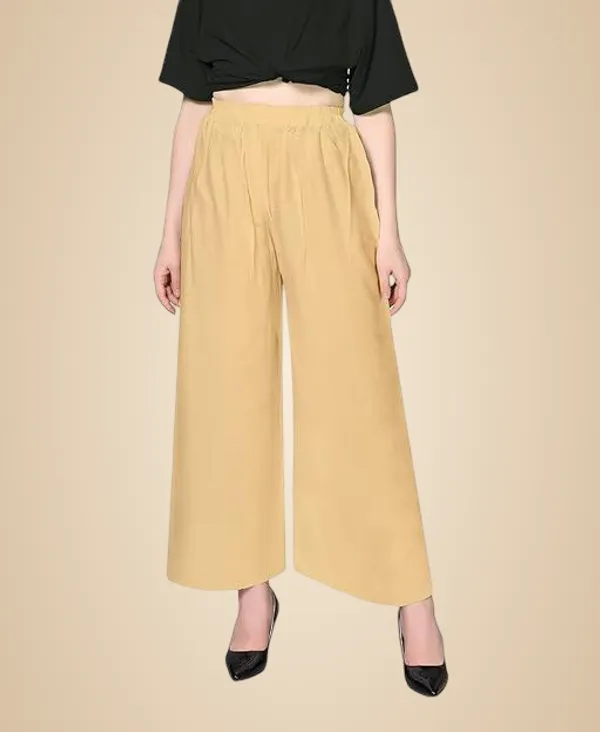 Yellow_Premium_Lycra_Palazzo_For_Women