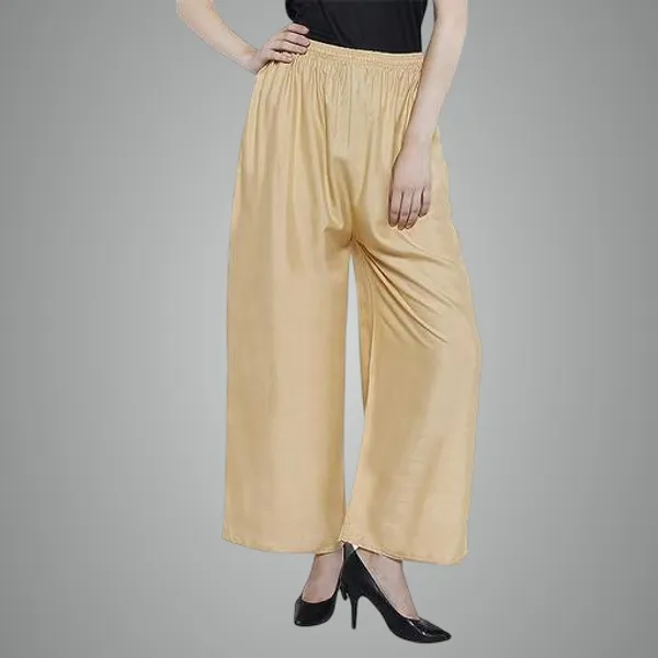 Yellow_Premium_Lycra_Palazzo_For_Women