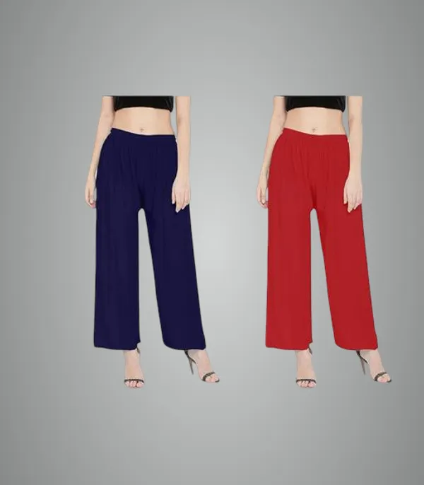 Red_And_Blue_Premium_Lycra_Palazzo_For_Women_Pack_Of_2