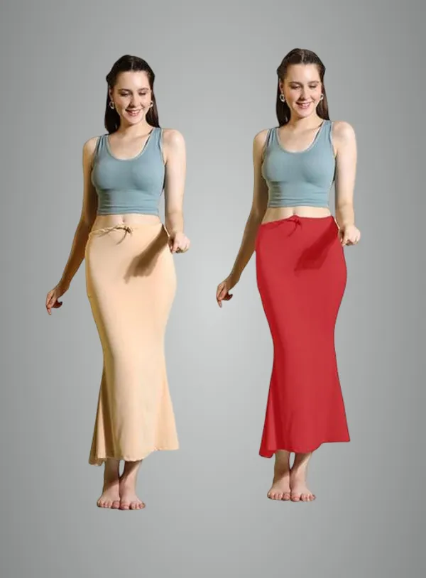 Multicolor_Premium_Lycra_Shapewear_Petticoat_Skirt_For_Women_Pack_Of_2