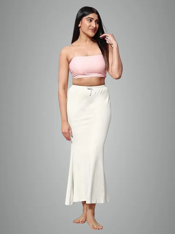 White_Premium_Lycra_Shapewear_Petticoat_Skirt_For_Women