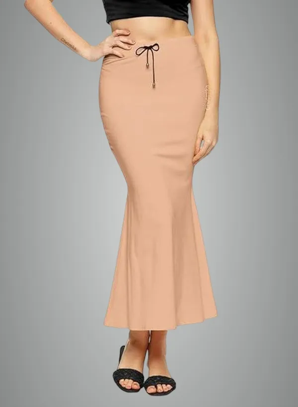 Beige_Premium_Lycra_Shapewear_Petticoat_Skirt_For_Women