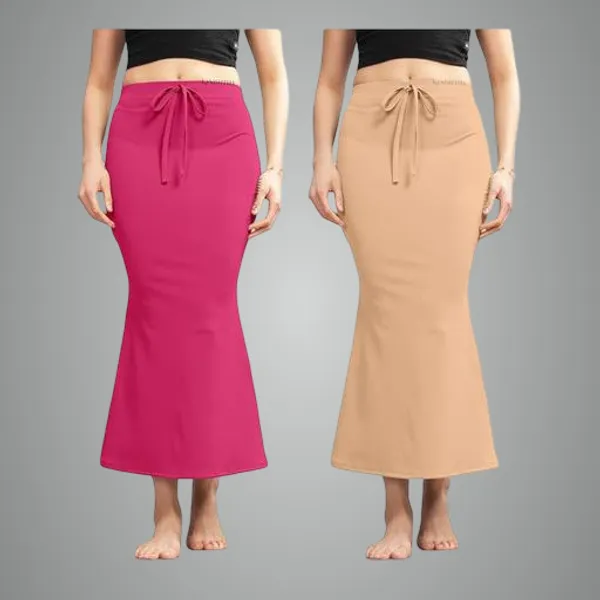 Multicolor_Premium_Lycra_Shapewear_Petticoat_Skirt_For_Women_Pack_Of_2