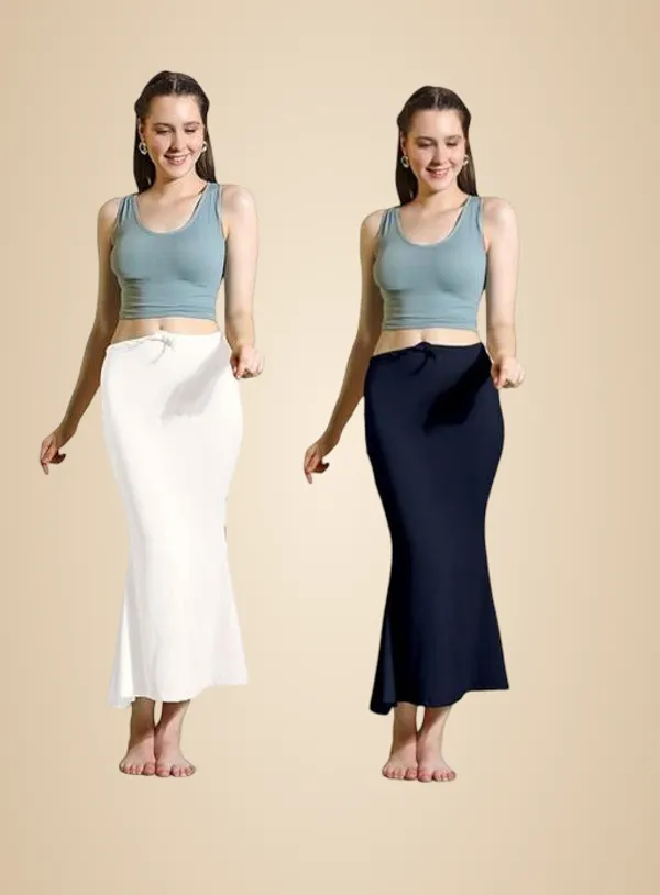 Multicolor_Premium_Lycra_Shapewear_Petticoat_Skirt_For_Women_Pack_Of_2