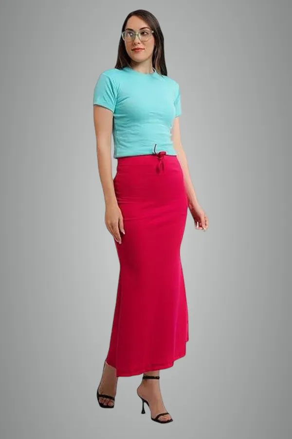 Pink_Premium_Lycra_Shapewear_Petticoat_Skirt_For_Women