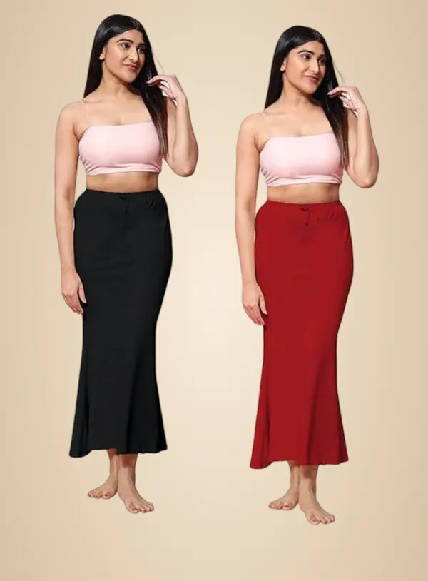 Multicolor_Premium_Lycra_Shapewear_Petticoat_Skirt_For_Women_Pack_Of_2