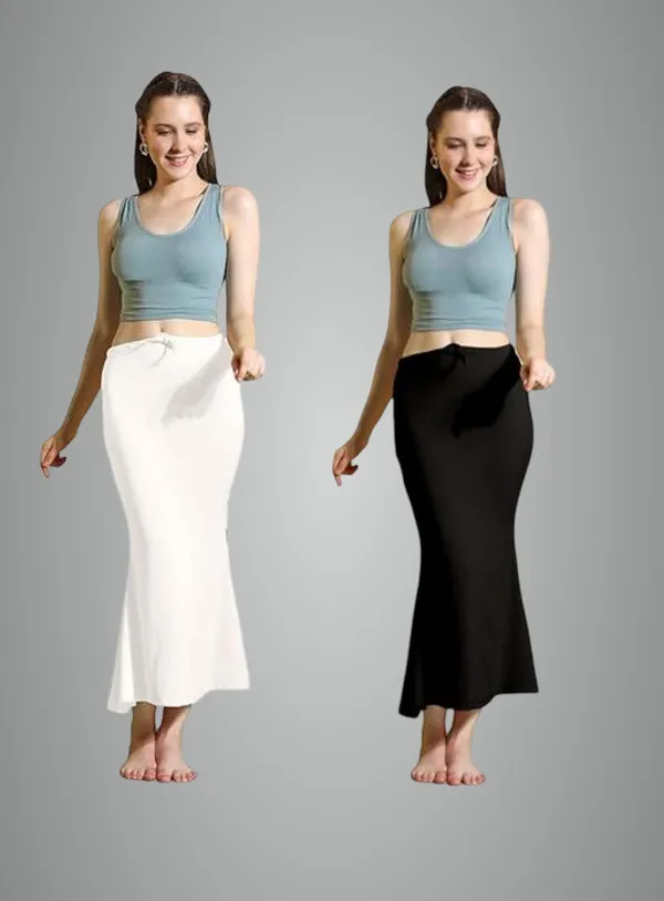 Multicolor_Premium_Lycra_Shapewear_Petticoat_Skirt_For_Women_Pack_Of_2