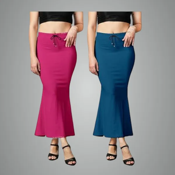 Multicolor_Premium_Lycra_Shapewear_Petticoat_Skirt_For_Women_Pack_Of_2