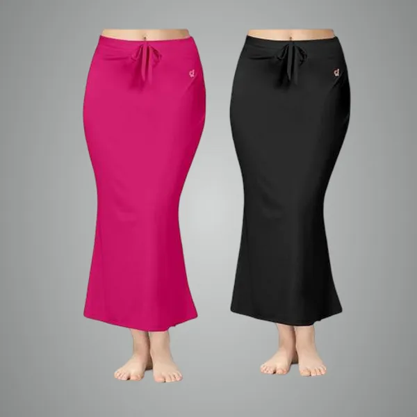 Multicolor_Premium_Lycra_Shapewear_Petticoat_Skirt_For_Women_Pack_Of_2