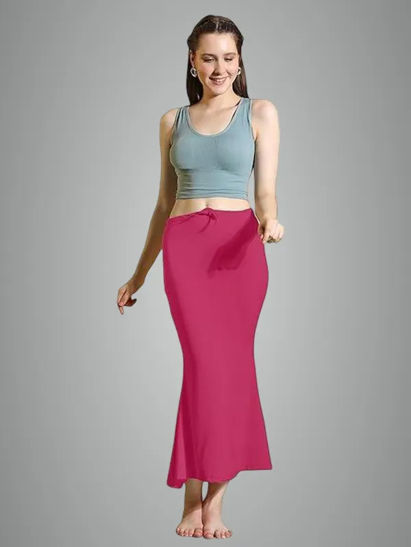 Pink_Premium_Lycra_Shapewear_Petticoat_Skirt_For_Women