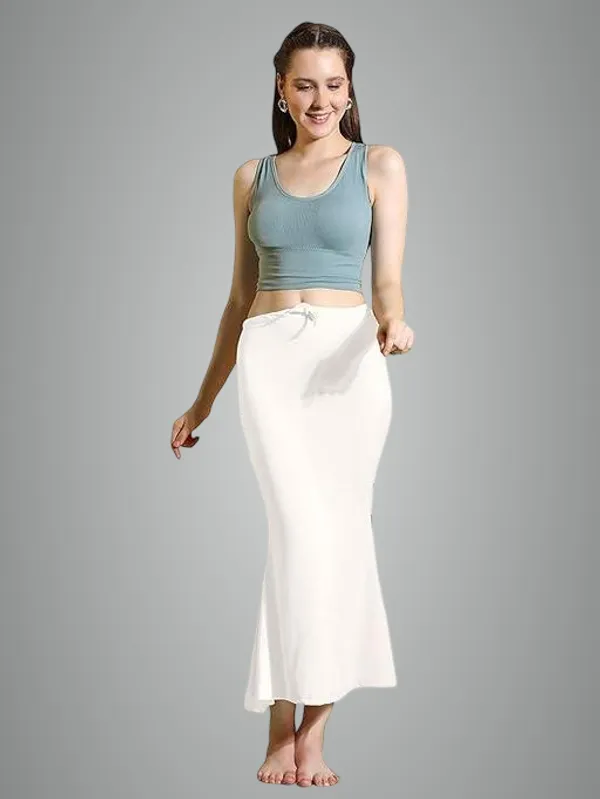 White_Premium_Lycra_Shapewear_Petticoat_Skirt_For_Women
