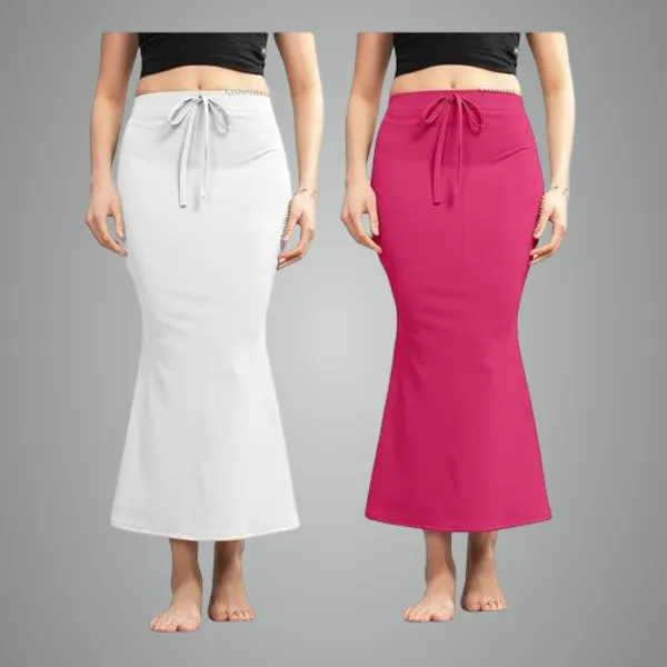 Red_And_White_Premium_Lycra_Shapewear_Petticoat_Skirt_For_Women_Pack_Of_2
