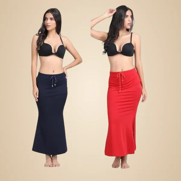 Multicolor_Premium_Lycra_Shapewear_Petticoat_Skirt_For_Women_Pack_Of_2